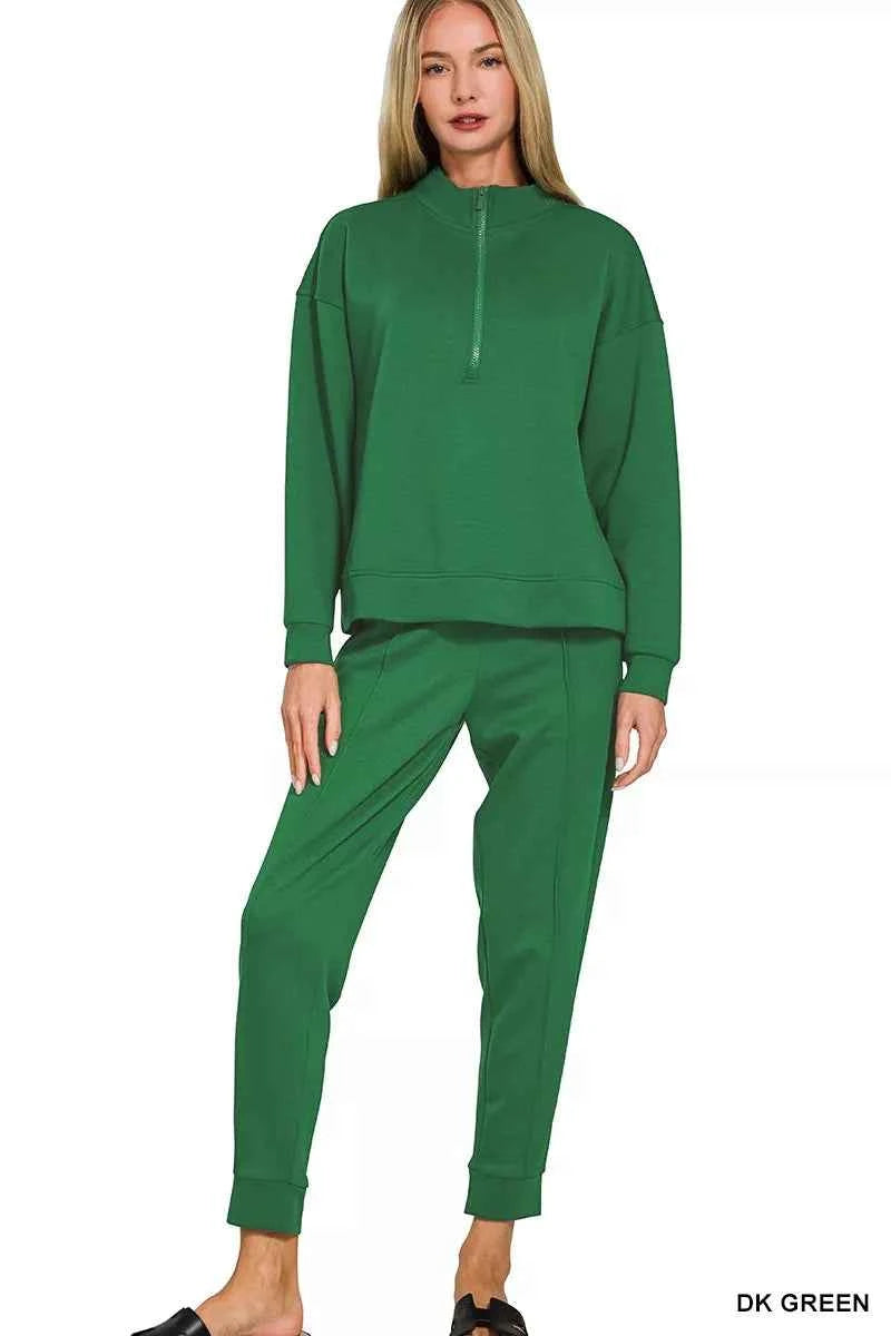 Zenana Scuba Half Zip Pullover and Jogger Set 6a95dd4fb286420a8b035268523a8719-Max-Origin
