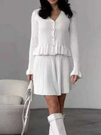 Ruffle Trim Knit Cardigan & Skirt Set 6a95ffd1-136b-4072-a9e7-9946764ba38d-Max-Origin