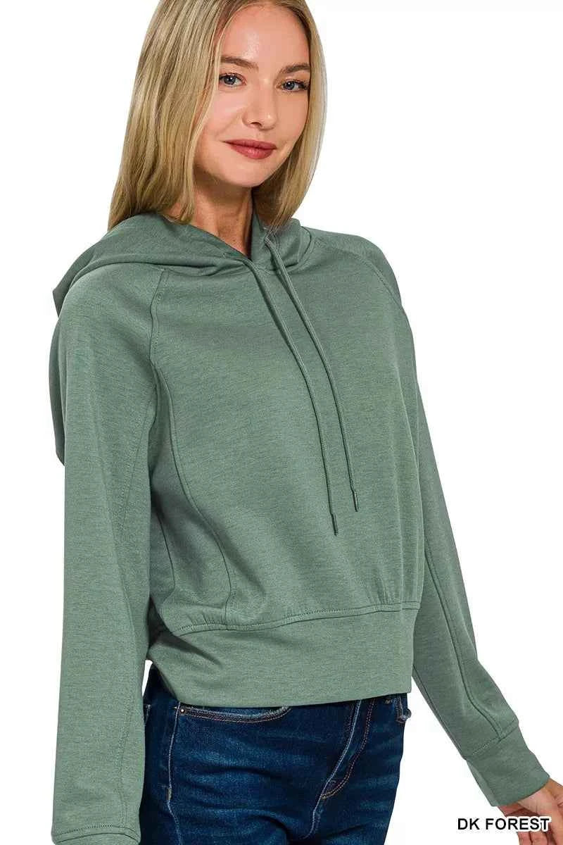 Zenana Drawstring Scuba Hoodie DK FOREST 6aa46050951f43e1b8a806ef38575c39-Max-Origin