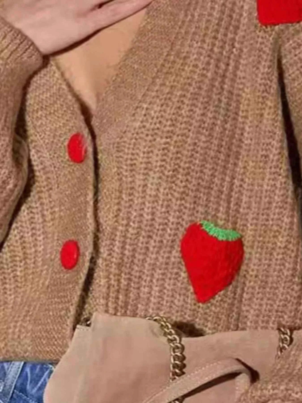 Strawberry Button Down Cardigan 6add4762-e2ef-443f-ba2c-0d1ec2caff4e-Max-Origin