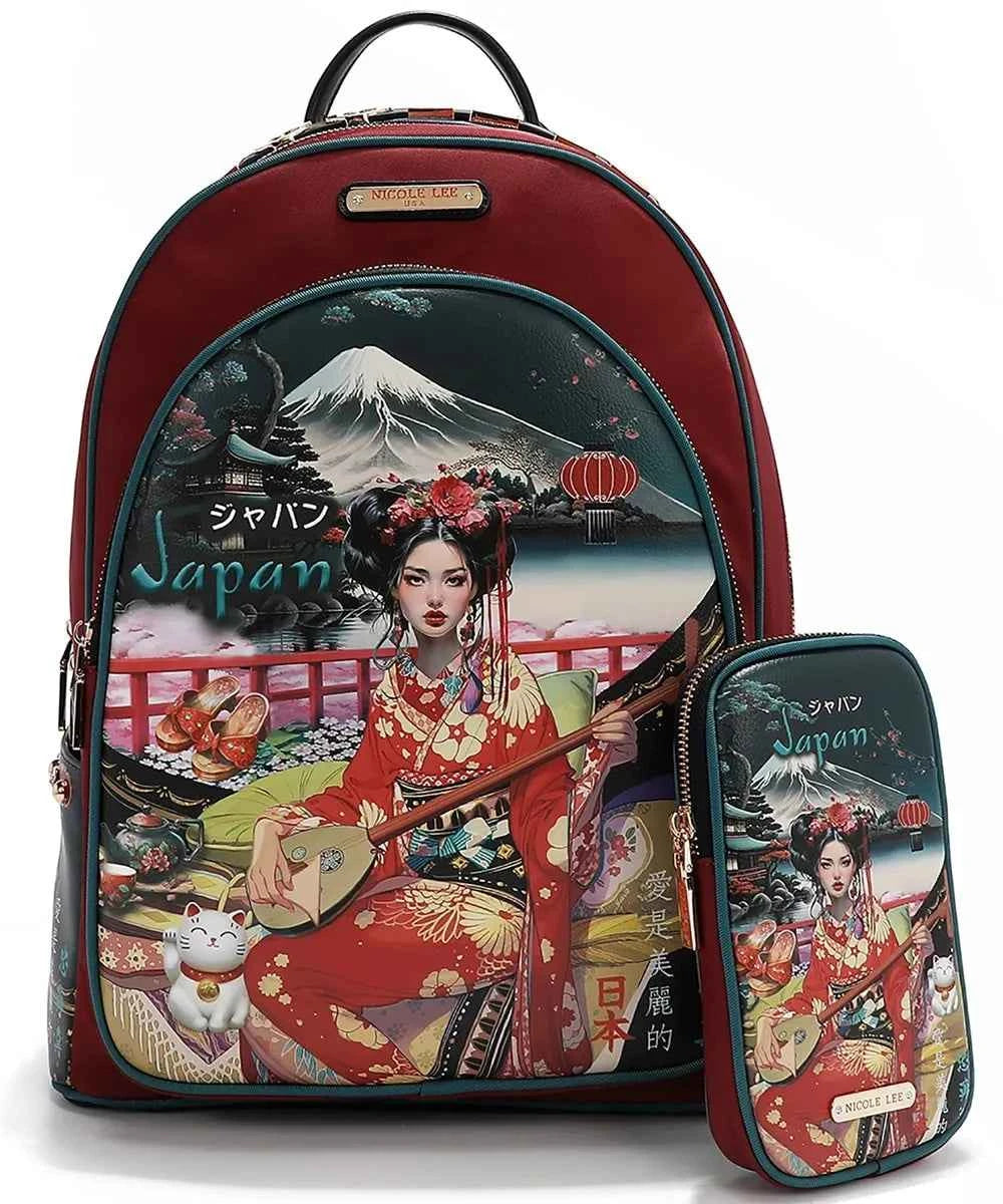 Nicole Lee USA Laptop Backpack With Usb Charging Port AKIKO LA BELLEZA 4 6b14007359ed4e3a8564ea00db131544-Max-Origin