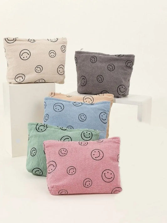 Corduroy Smile Clutch Bag 6b1dc700-136d-4fdd-94ff-803d74d39379-Max