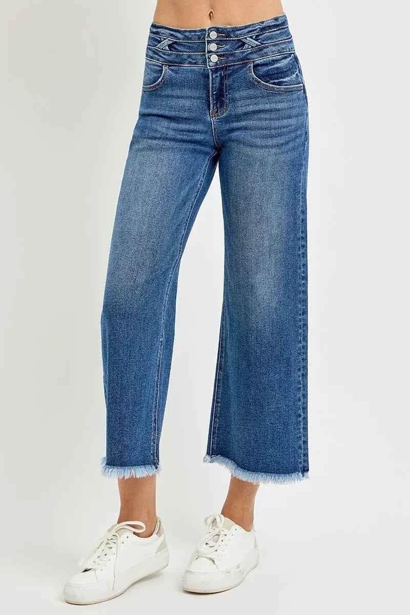 RISEN High Rise Crop Wide Leg Jeans with Wide Band Detail 6b22d62c7826488eb13525c67e0b4378-Max-Origin