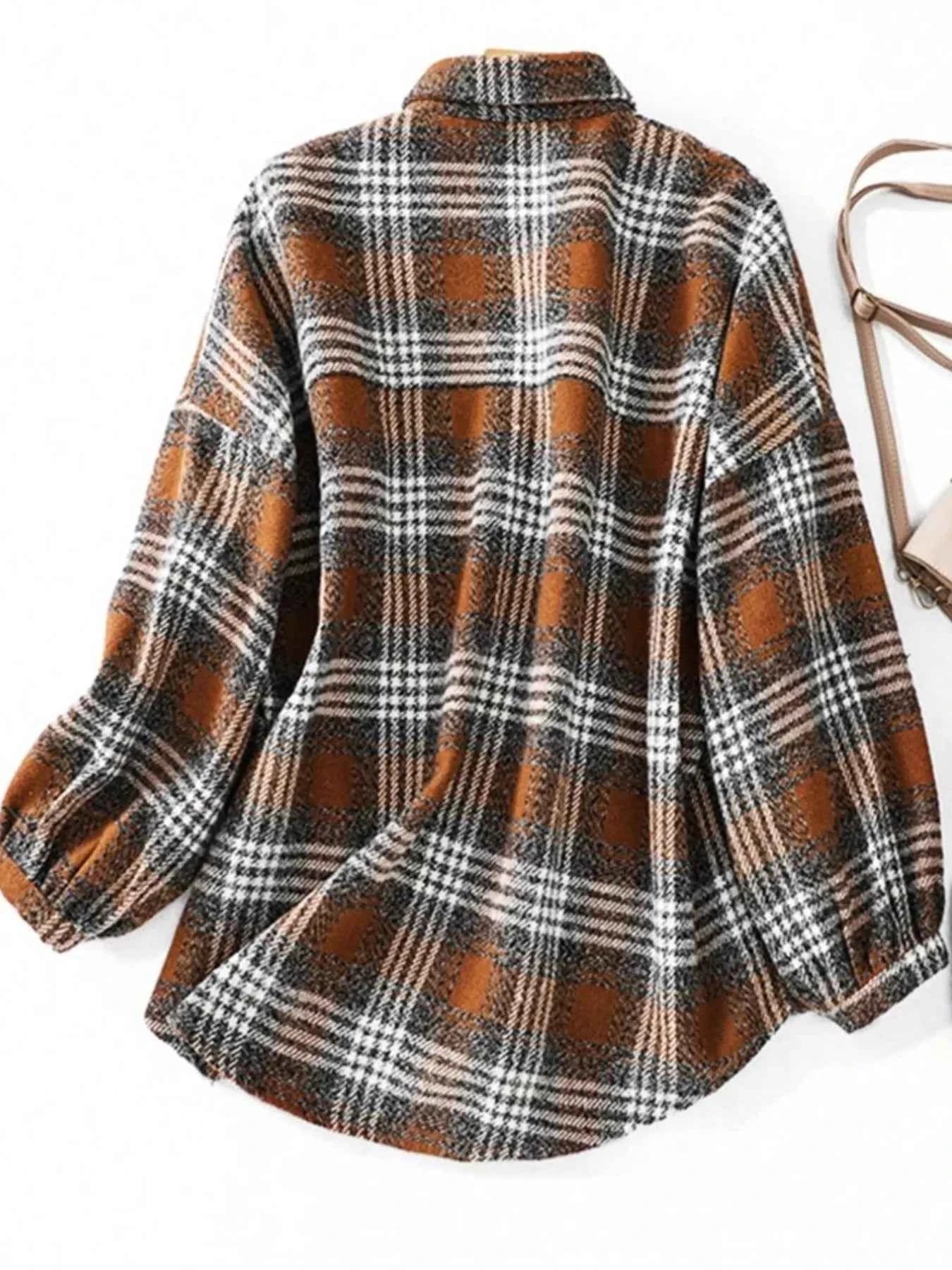 Plaid Button Up Long Sleeve Shacket 6b349b6e4ee54f54a33ad18f981523a5-Max-Origin