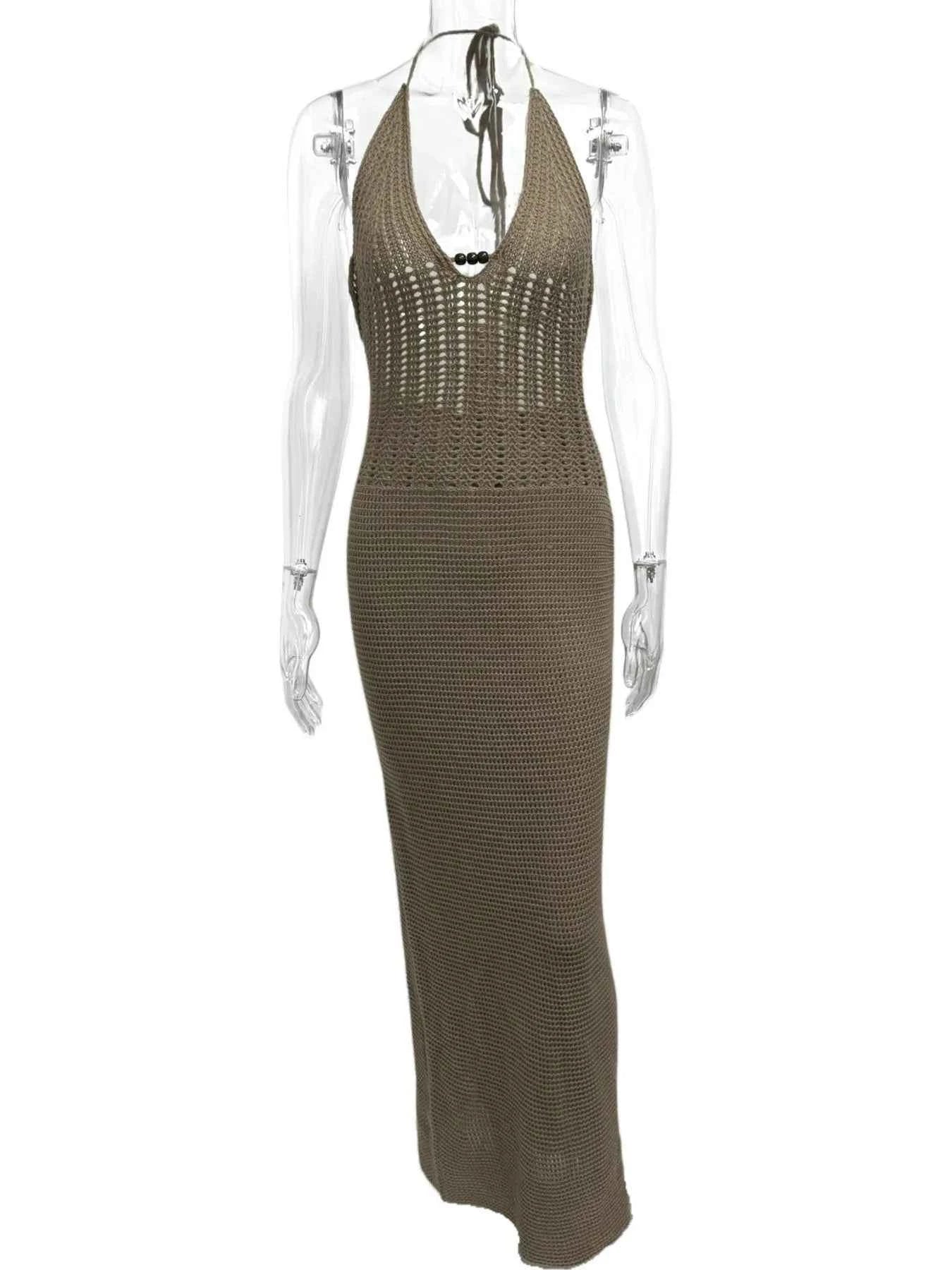 Halter Neck Maxi Bodycon Sweater Dress 6b73a5ad-5f4a-4961-b5f8-c1d402695c81-Max-Origin