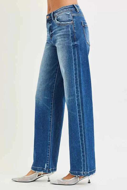 Full Size Slouchy Baggy Jeans Pocket Side Seam Detail Plus Size 6b795cd1a1354c028569abdb134c6822-Max-Origin