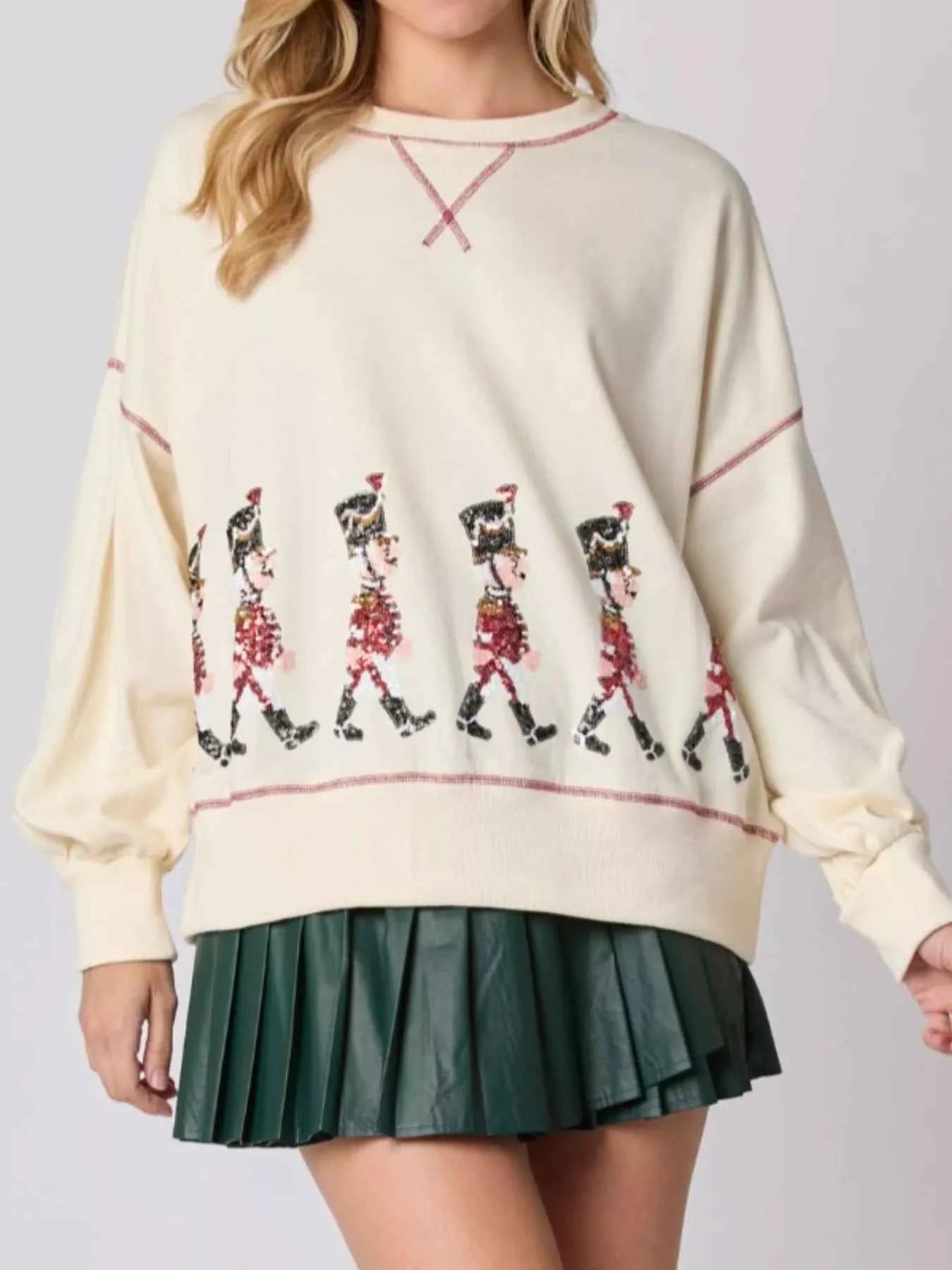 Christmas Marching Band Sequin Sweatshirt 6b88cd3a-ede9-4ecb-b527-97abbddcbb95-Max-Origin