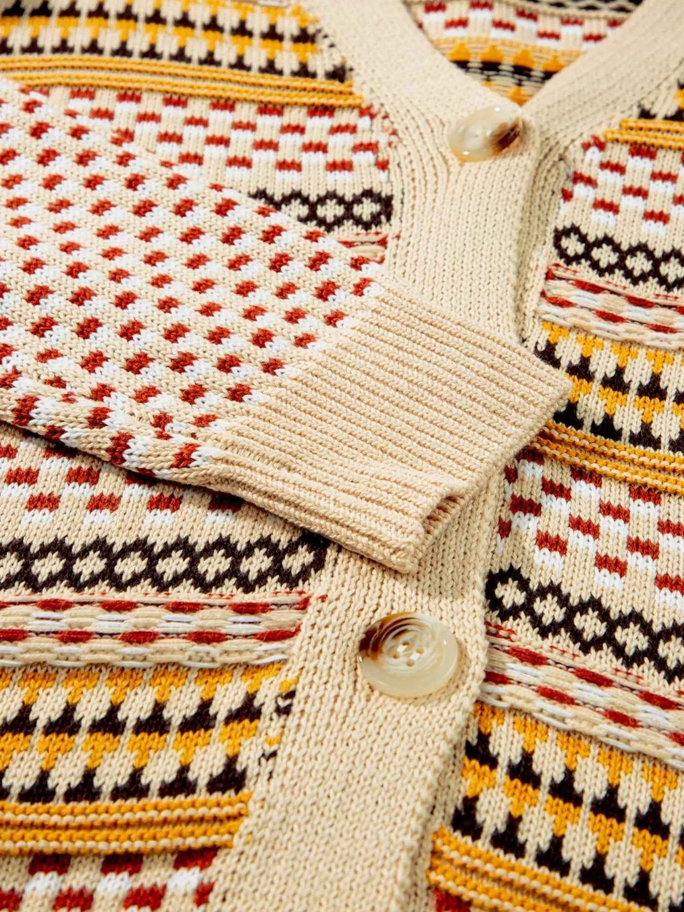 Vintage Patterned Button-Down Cardigan 6bbdf386-b14d-4d6e-90f2-0d877c9758c7-Max-Origin