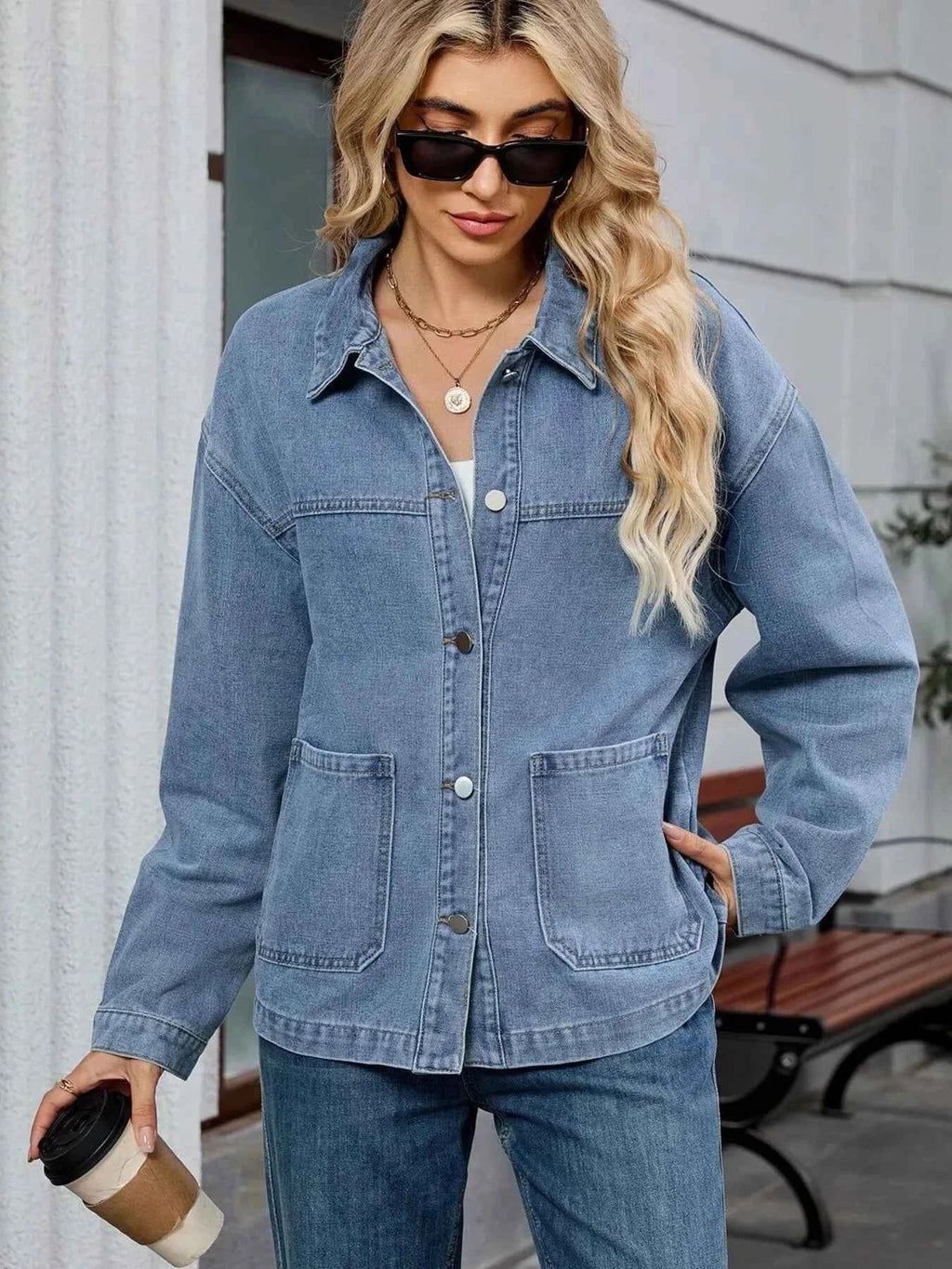 Washed Oversized Button Down Denim Jacket 6bde03e597ad4d90a70e9bd3f6b225d8-Max-Origin