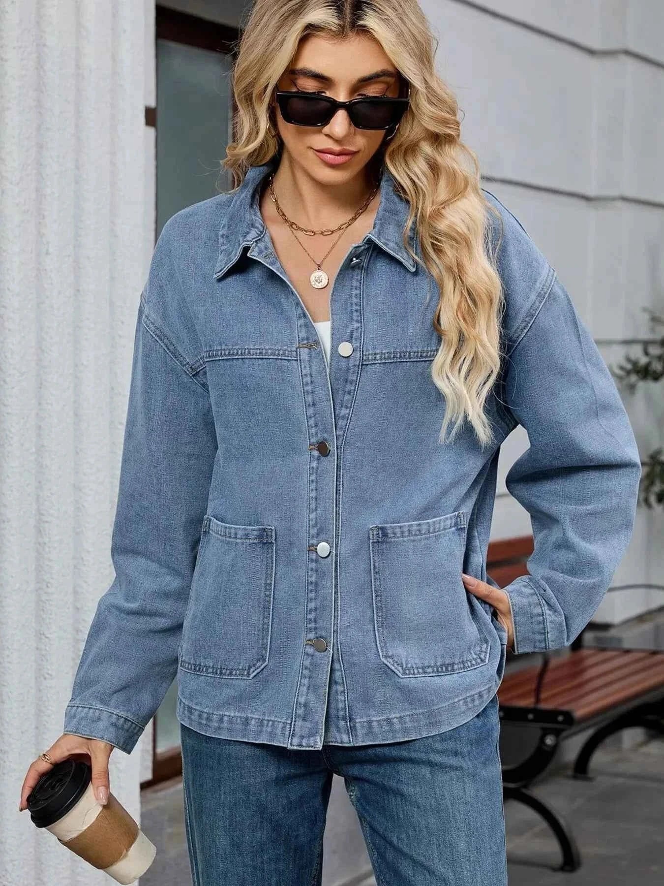 Washed Oversized Button Down Denim Jacket 6bde03e597ad4d90a70e9bd3f6b225d8-Max-Origin