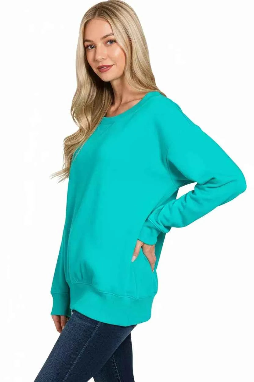 Zenana Fleece Boat Neck Sweatshirt 6c304c4e-f73a-47d6-8662-786cce30658c-Max-Origin
