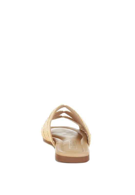 Daisy Doe Raffia Square Toe Flats 6c4f87ef-4d58-4a5a-93df-733fd1a9afc8