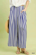 Umgee Vertical Stripe Wide Leg Pants BLUE 6c7bc33b-7d7b-4087-ba09-28401c7e7900-Max-Origin