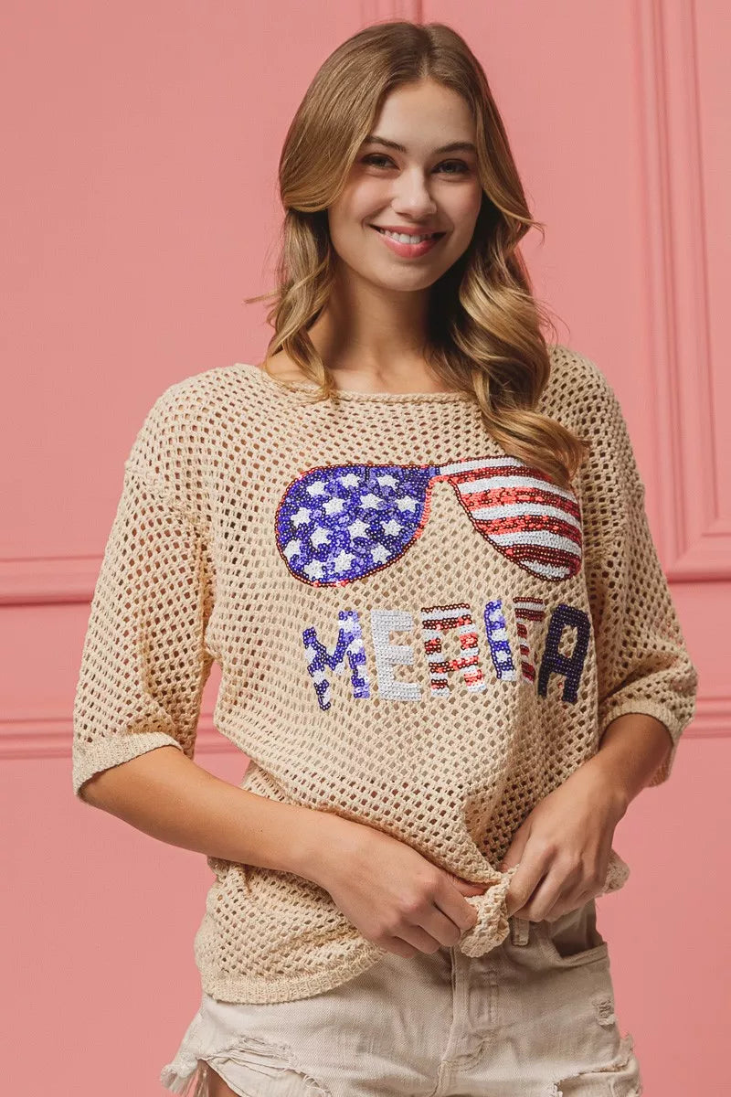 BiBi Sequin American Flag Sunglasses Knit Cover Up 6c958916-2683-48c7-a87d-9e99298ef299-Max-Origin