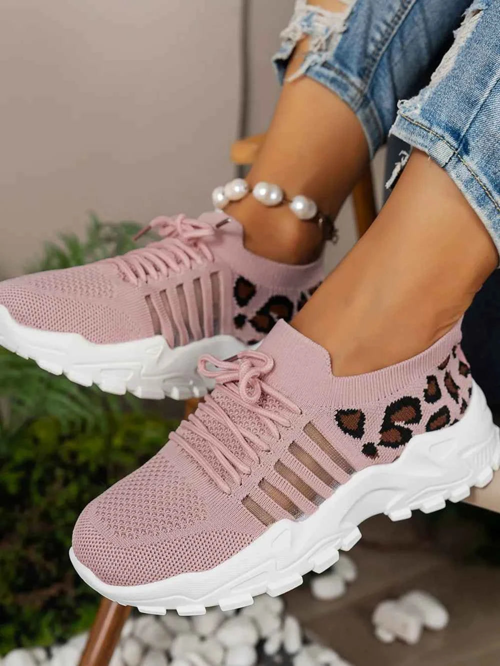 Cutout Leopard Lace Up Mesh Athletic 6ce13cf6-d302-4879-8d65-be4bcf91ec8c-Max