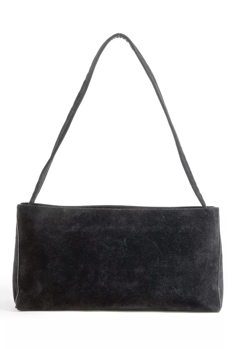 Fame Faux Suede Rectangle Bag BK One Size 6cf85d05-d840-4099-8125-2a6ca1140615-Max-Origin