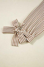 Blair Tied Cuffs Seersucker Blouse 6d0edbcb-c6fc-468f-bda6-fa887c8b16f2