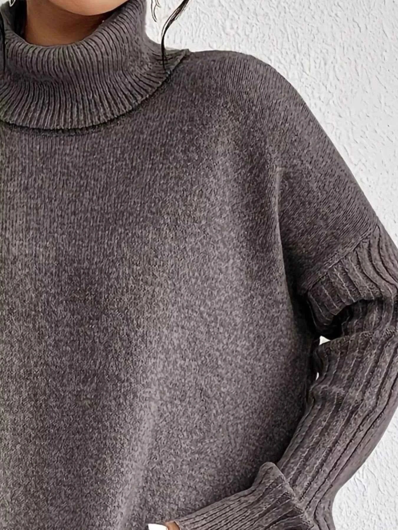 Turtleneck Dropped Shoulder Sweater 6d2024fd-d14e-494e-852f-c3de9d6aa868-Max-Origin