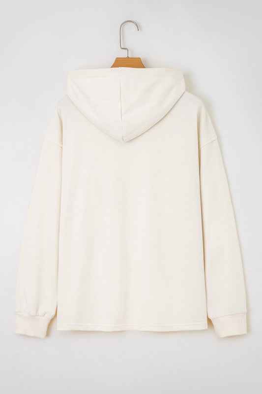 Solid Bow Long Sleeve Hoodie 6d5f530f-6bc0-43c7-a9f3-4c70a5defe76