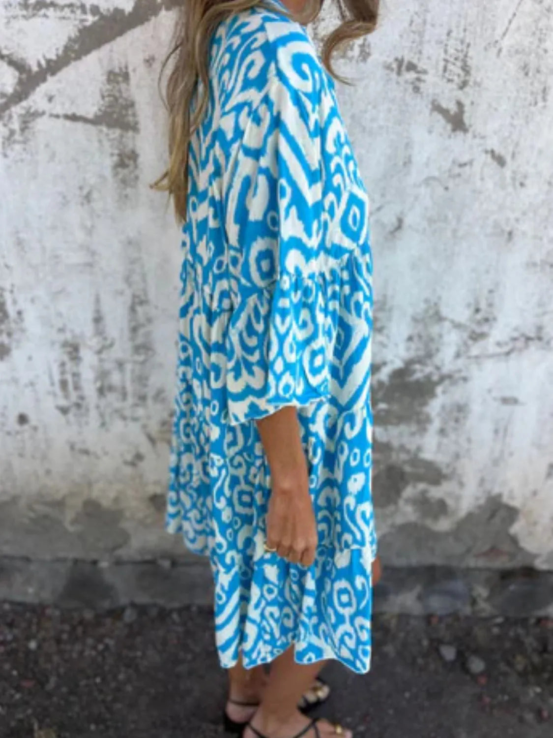 Full Size Printed Notched Half Sleeve Dress Plus Size 6d6e388b-a7d2-42ac-a9c2-4bc8c36b5dec-Max-Origin