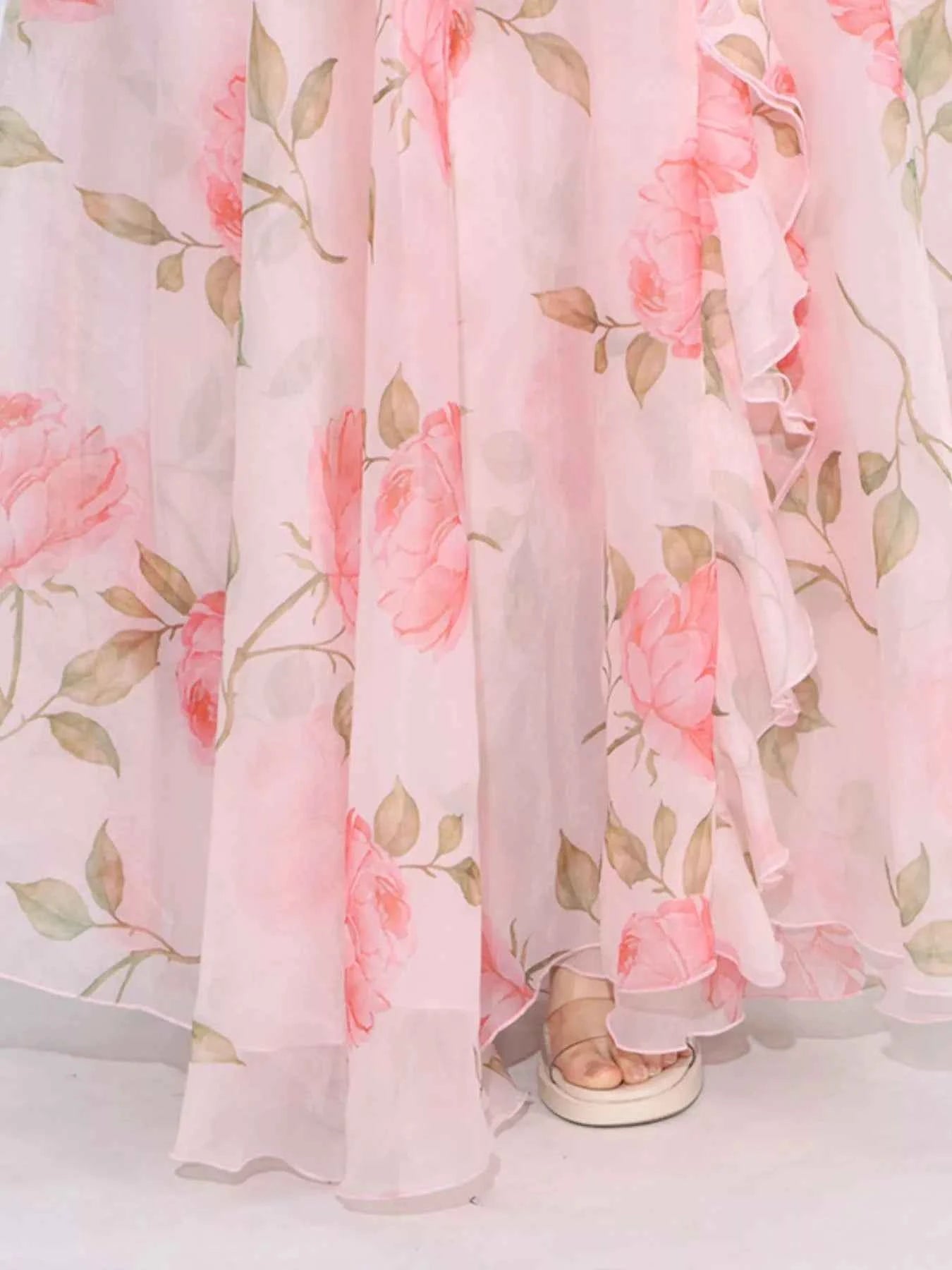 Floral Ruffled Short Sleeve Maxi Dress 6ddf1abe-5bf5-4d4f-857b-35a69edae6db-Max-Origin