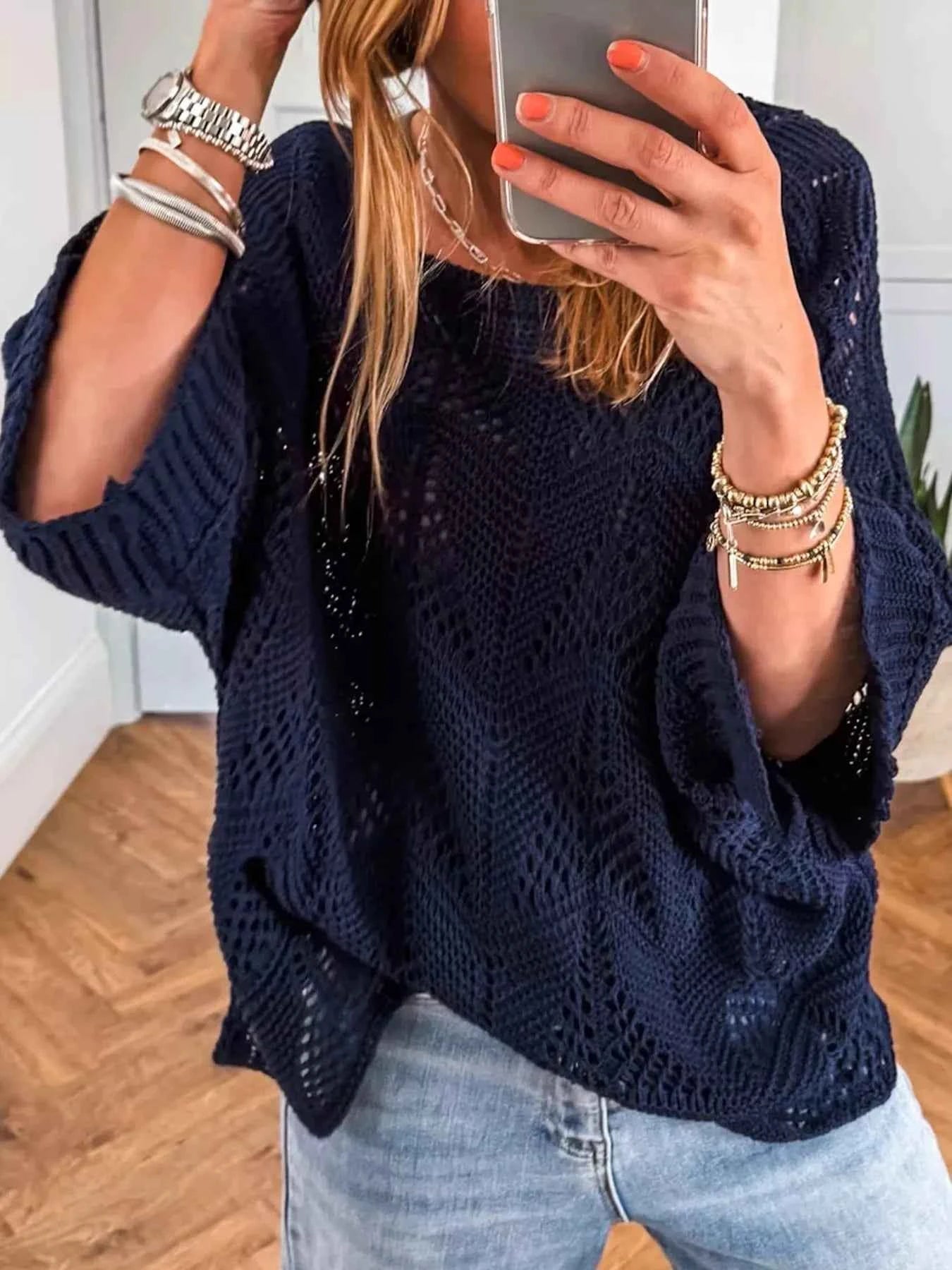 Crochet Long Sleeve Sweater 6dfd7751-cc12-43b8-b55f-e45ad6f935ed-Max-Origin