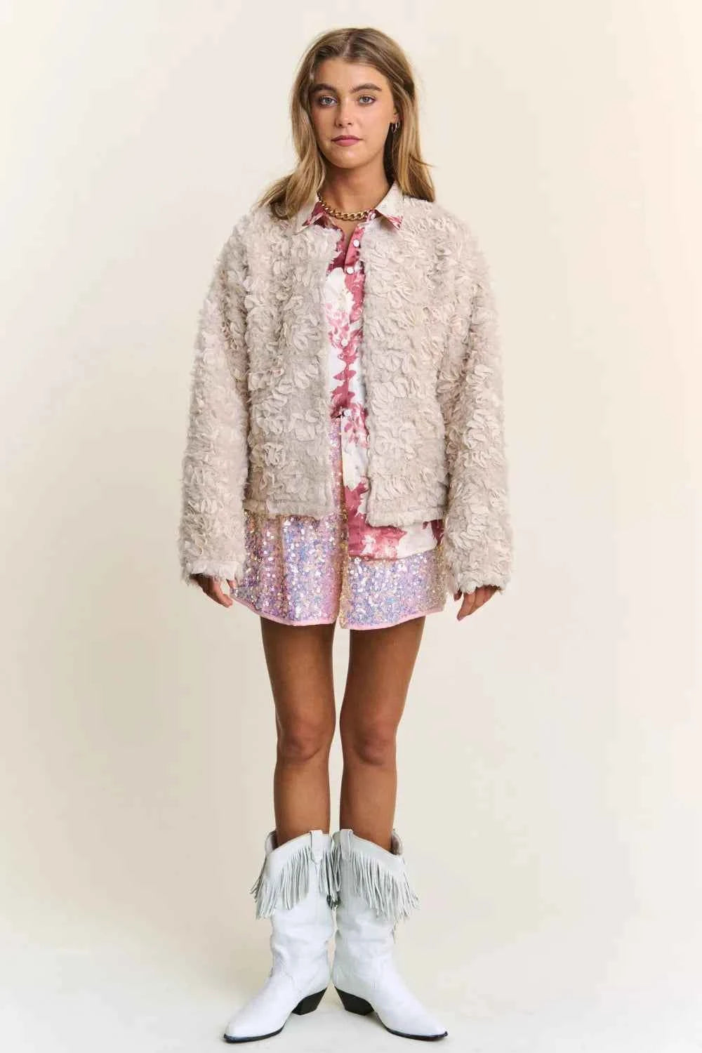 J.NNA Mixed Fabric Chic Jacket 6e0ce5c9-bfb7-405b-a160-b0e9c36939e0-Max