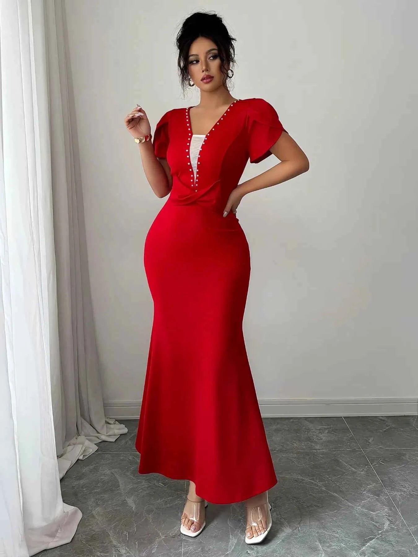 Petal Sleeve Mermaid Maxi Dress 6e385a77-1d7b-4cd3-b50a-266319f6a124-Max-Origin