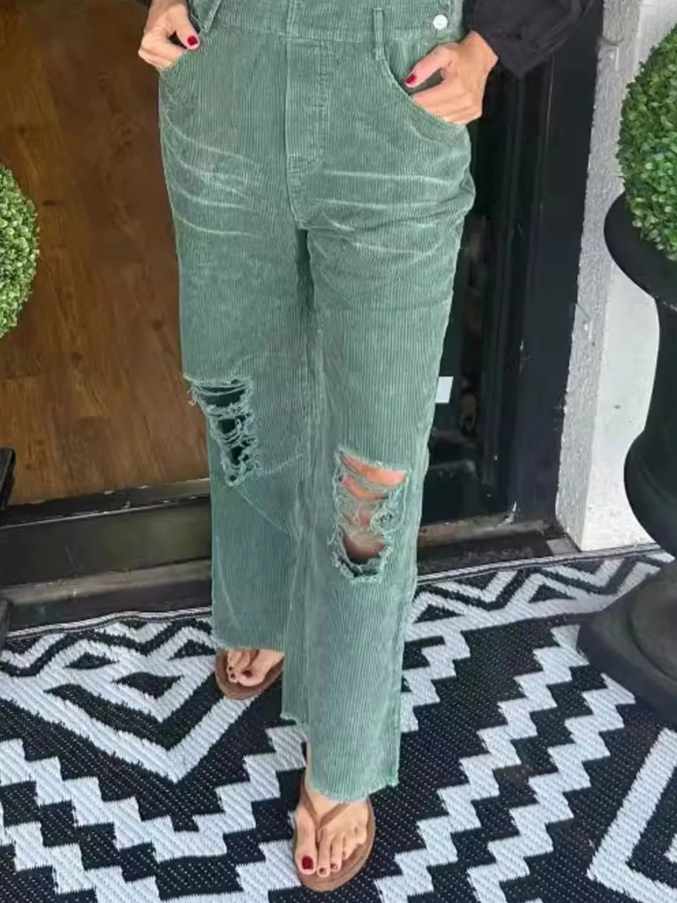 Distressed Wide Leg Corduroy Overalls 6e431c16-0687-45e4-9be5-bf5afd0de72b-Max-Origin