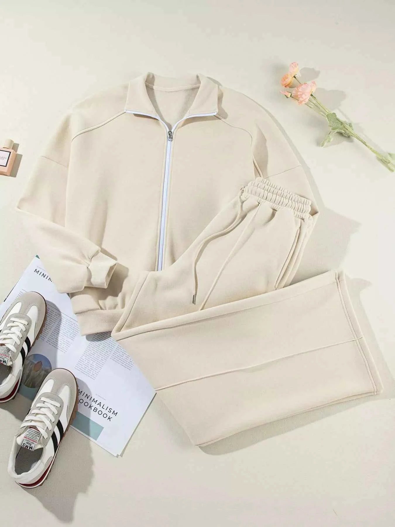 Drop Shoulder Zip Up Jacket and Drawstring Pants Active 2pcs Set 6e4dd321-967f-47d8-8ba3-fc2f89278287-Max-Origin