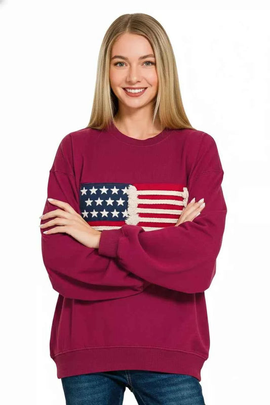 French Terry American Flag Pullover 6e5b7388-a6d4-4a82-86cf-a90d55e880c4-Max-Origin