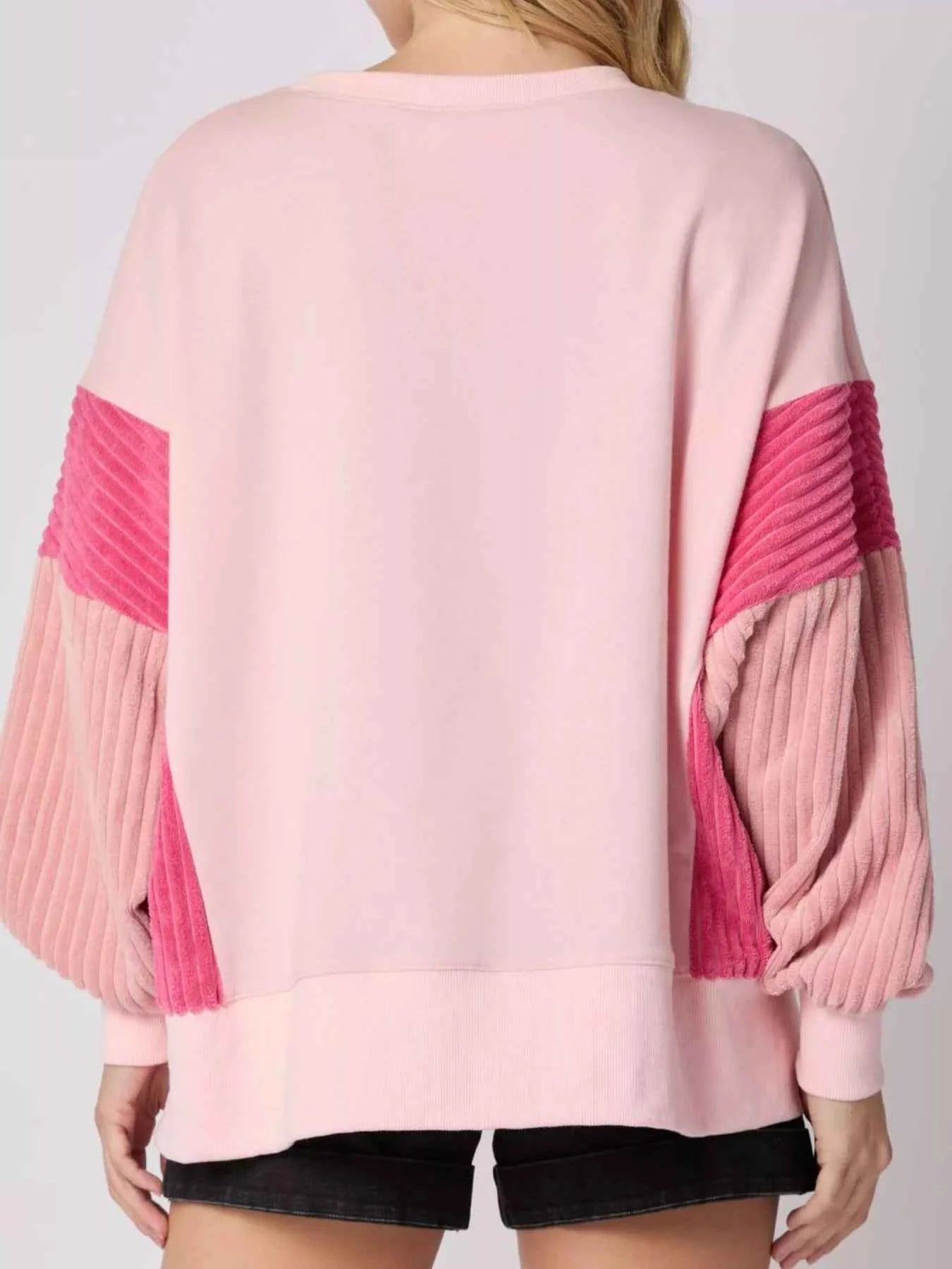 Nutcracker Long Sleeve Sweatshirt with Side Slit 6e5ebaf9-f9b1-42de-a24a-ec1c199efbd2-Max-Origin