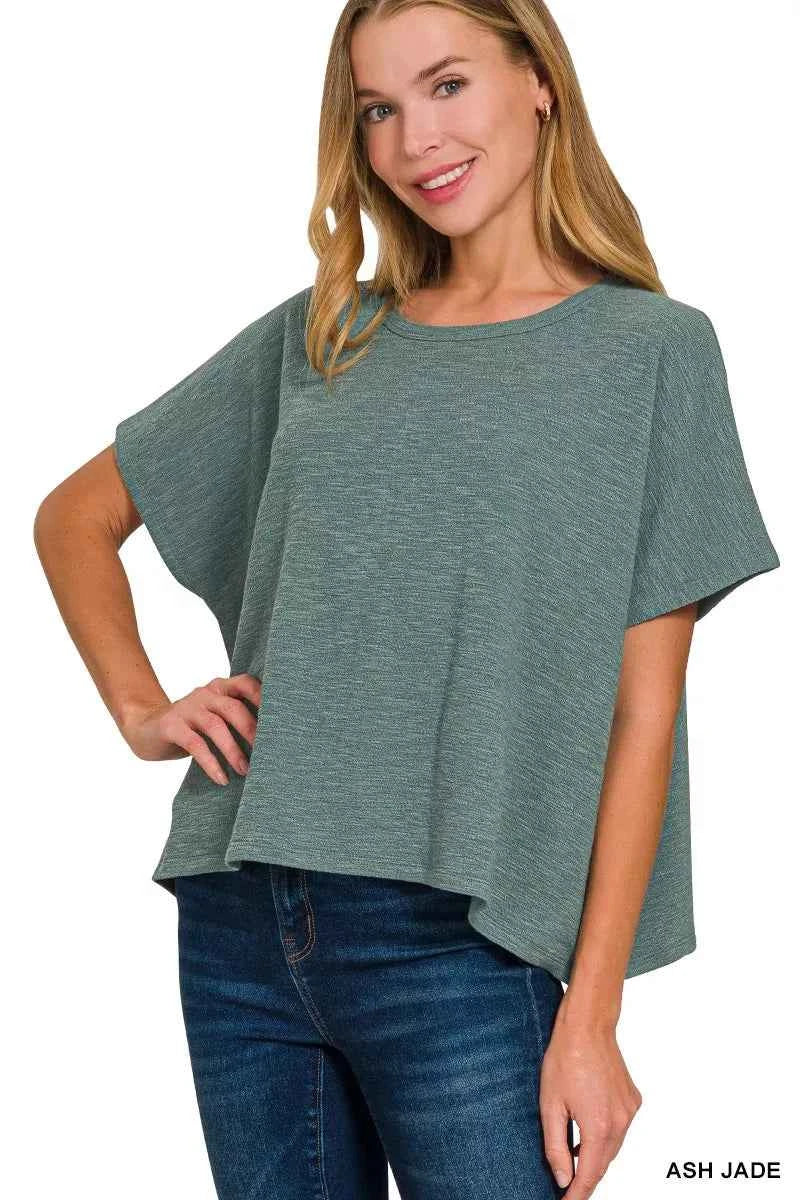 Zenana Cotton Slub Oversize Tee ASH JADE 6e8bfabe73164c97a30271b9d7be549b-Max-Origin