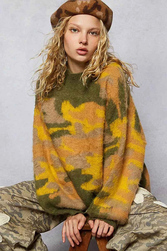 POL Mock Neck Abstract Colorblock Pattern Sweater 6e9b267d-ad4f-4e00-9702-a92bab41ee58-Max-Origin