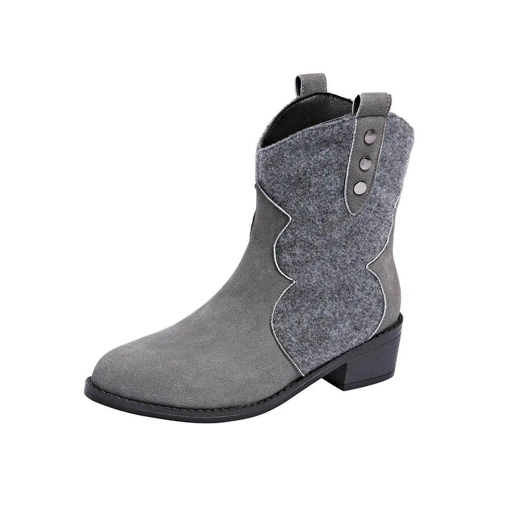 Round Toe Block Heels Boots Light Gray 6ea98c307fae4500a7bd5229666732fa-Max-Origin