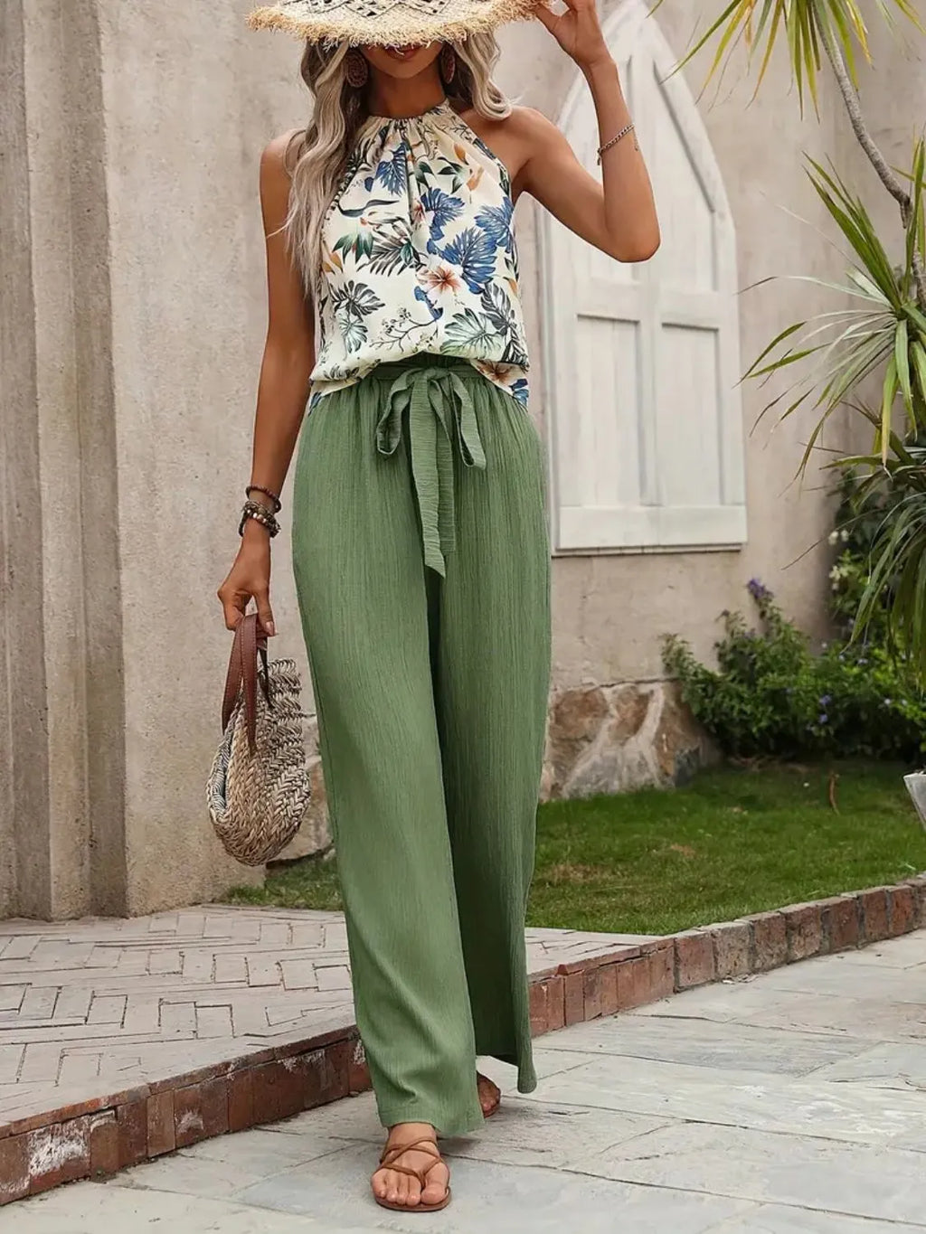 Printed Tank Top and Wide Leg Pants Set 6ec4bf74-9b64-43e6-996e-d5959f0506bd-Max-Origin