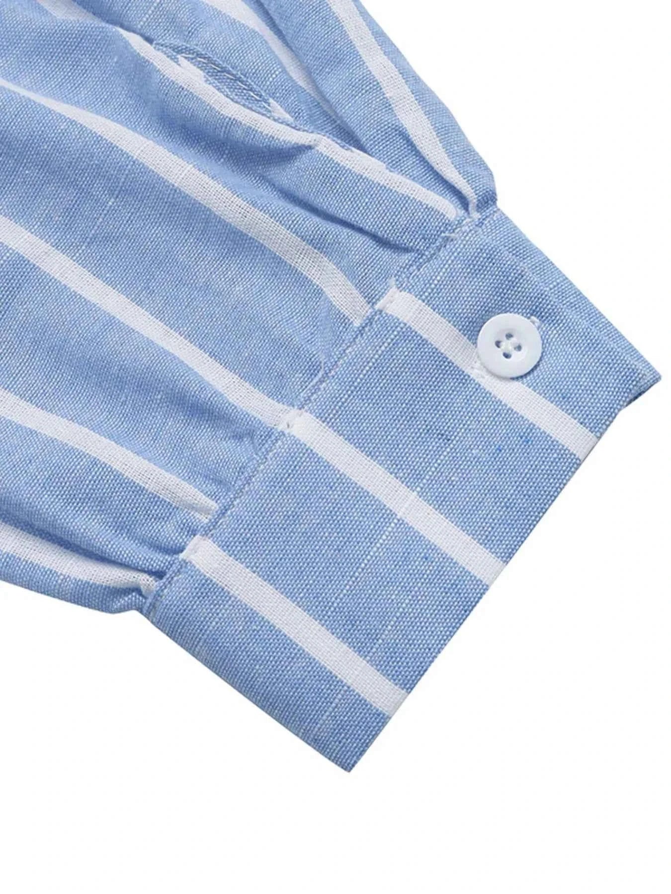 Striped Oversized Button-Down Shirt 6ecf51e40058473db65b197aaddc3f87-Max-Origin