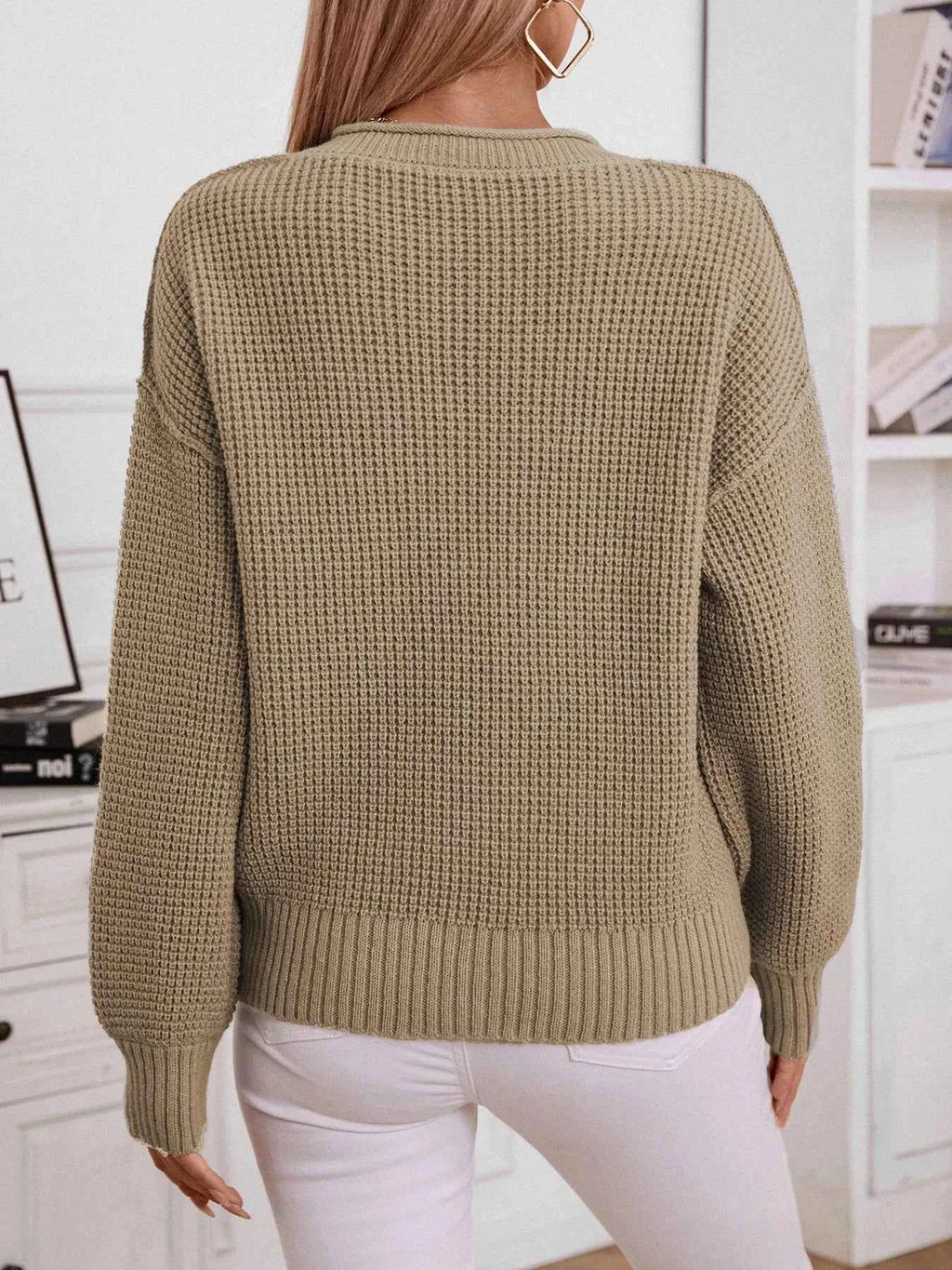 Button Detail Long Sleeve Sweater 6ee1f638-f6ed-4172-aa1d-886a9fc1134f-Max-Origin