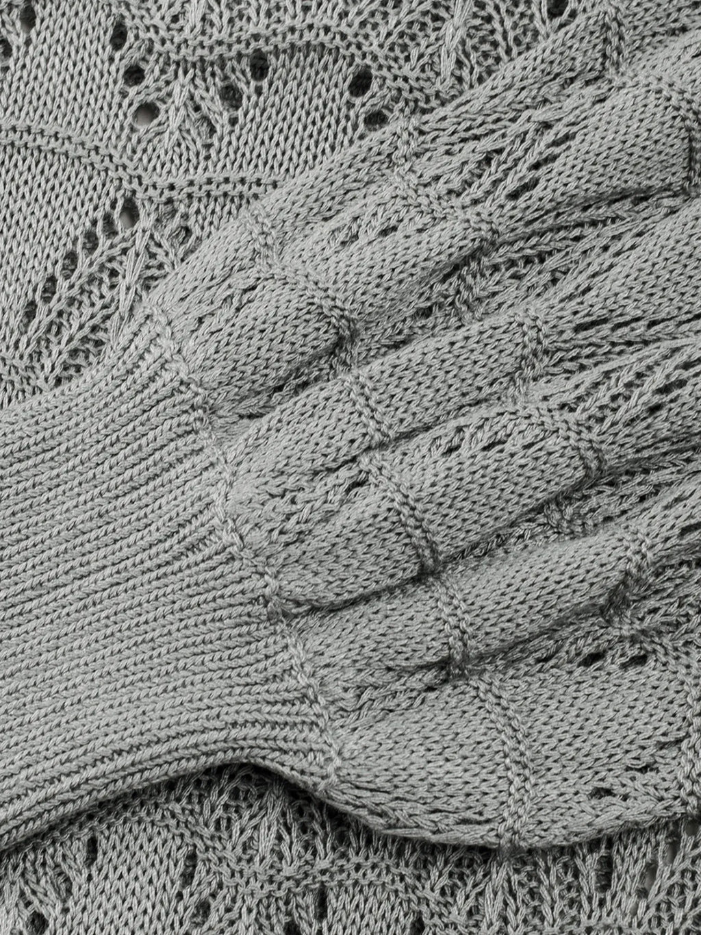 Buttoned Front Openwork Cardigan 6f374c25b92b4aaa9d79b0cdf0e4b4a9-Max-Origin