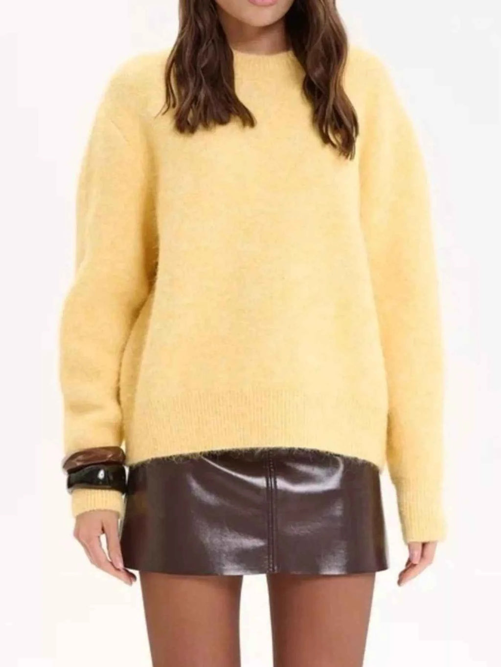 Round Neck Dropped Shoulder Sweater 6f51f8b7-b420-4216-8e3b-5e6dba78556b-Max-Origin