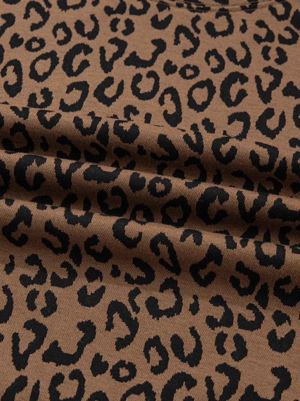 Striped Trim Leopard Long Sleeve Top Drawstring Pant Set 6f588bbb818b4926ad9b3810badd7fa3-Max-Origin