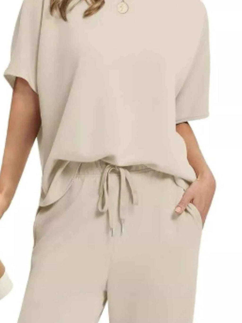 Full Size Round Neck Short Sleeve Top and Pants Set Plus Size 6f65de14-fd7b-4946-ab22-4013777f9ac3-Max-Origin