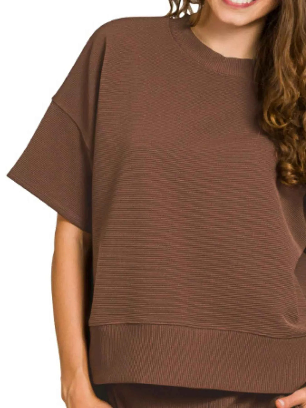 Zenana Ribbed Round Neck Tee & Pants Set 6f6cf4bd-6a9d-4bbd-891c-9988ef405642-Max-Origin