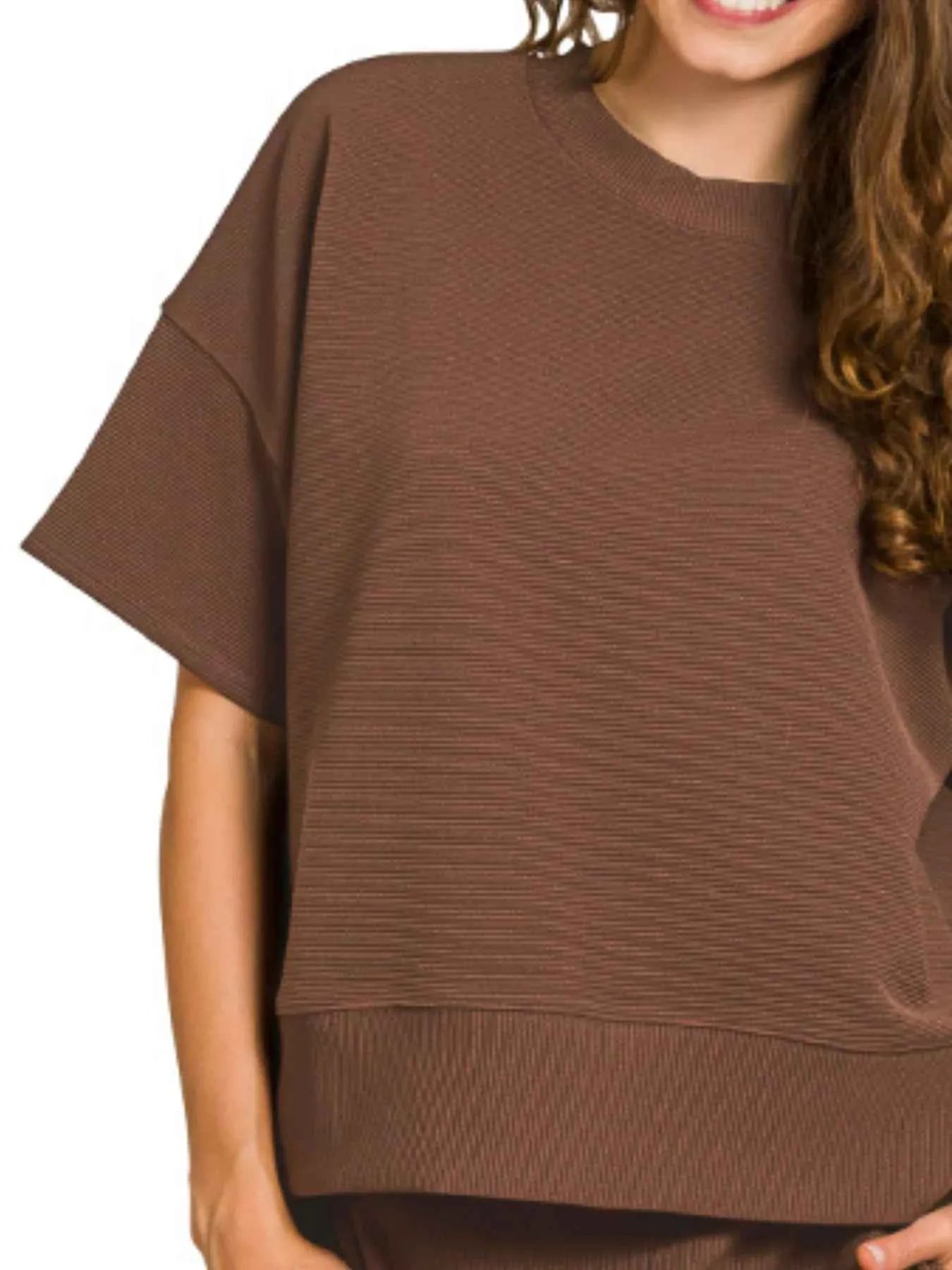 Zenana Ribbed Round Neck Tee & Pants Set 6f6cf4bd-6a9d-4bbd-891c-9988ef405642-Max-Origin