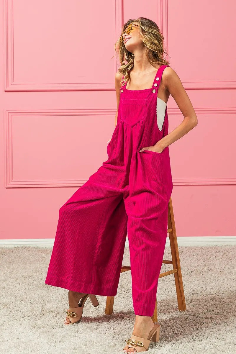 BiBi Vintage Washed Corduroy Wide Leg Overalls 6f7be99f09b74fb082e4ad1f1b28ffc6-Max-Origin