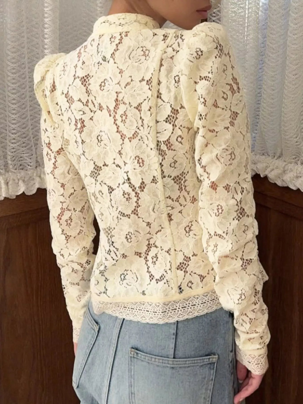 Lace Button-Up Shirt 6f82fb56-7866-4df4-8da9-ce7fcba65fe1-Max-Origin