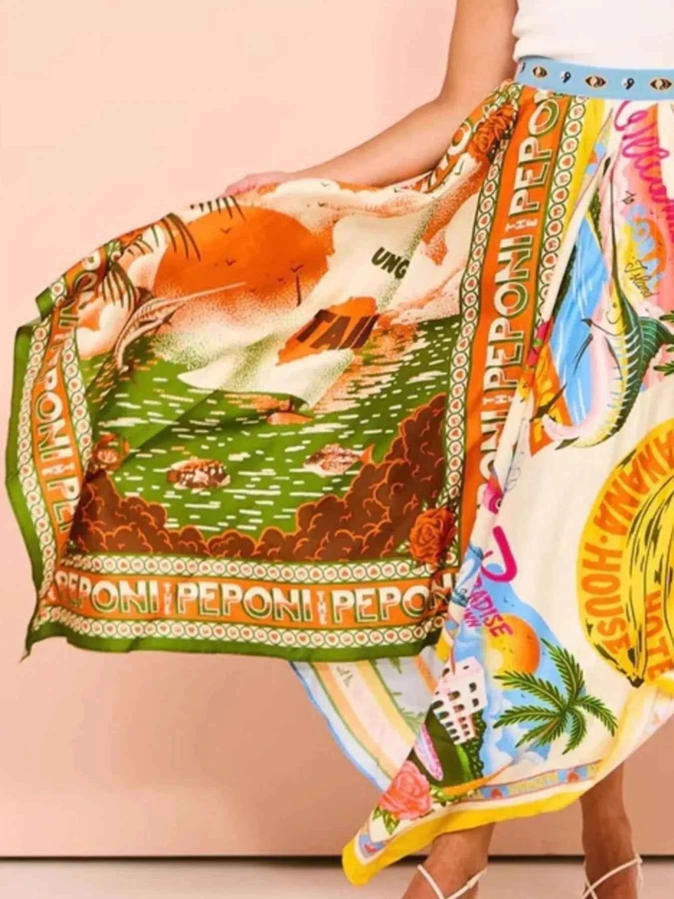 Printed Asymmetrical Hem Maxi Skirt 6f9c4a51-2338-4fb5-bd8a-40730f653ccb-Max-Origin