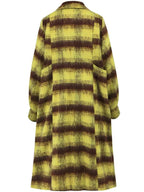 Contrast Double-Breasted Long Sleeve Longline Coat 6f9e2e93-5efd-45cc-aad9-7ba5c82c76ec-Max