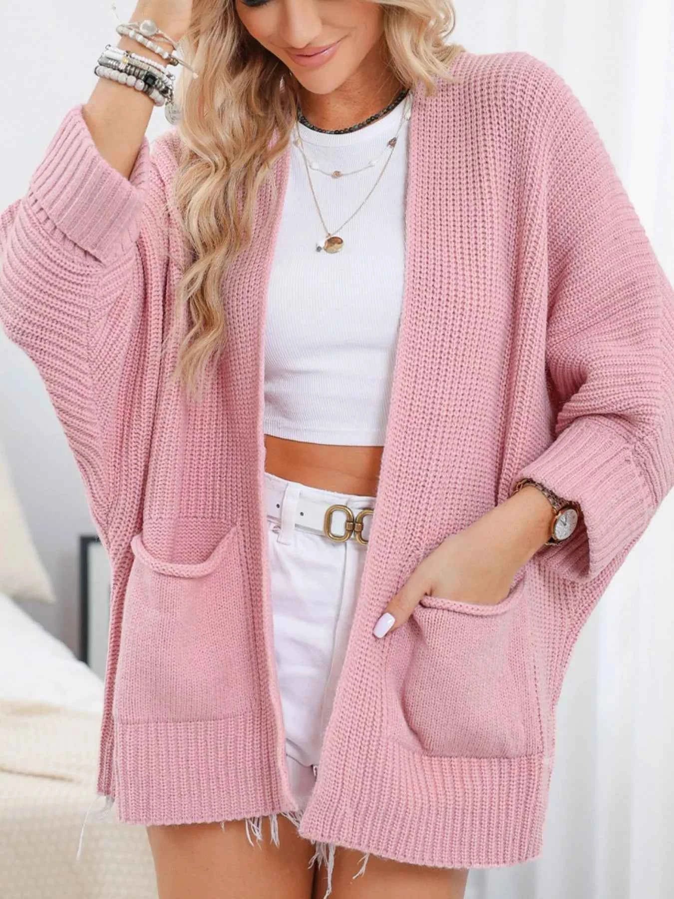 Chunky Knit Open Front Cardigan 6fbb3834-643c-4702-a9bd-13f544732006-Max-Origin