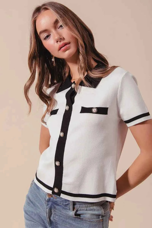 Button Down Knitted Sweater Shirt Top 6fd2246203024983980a9acac3530f41-Max-Origin